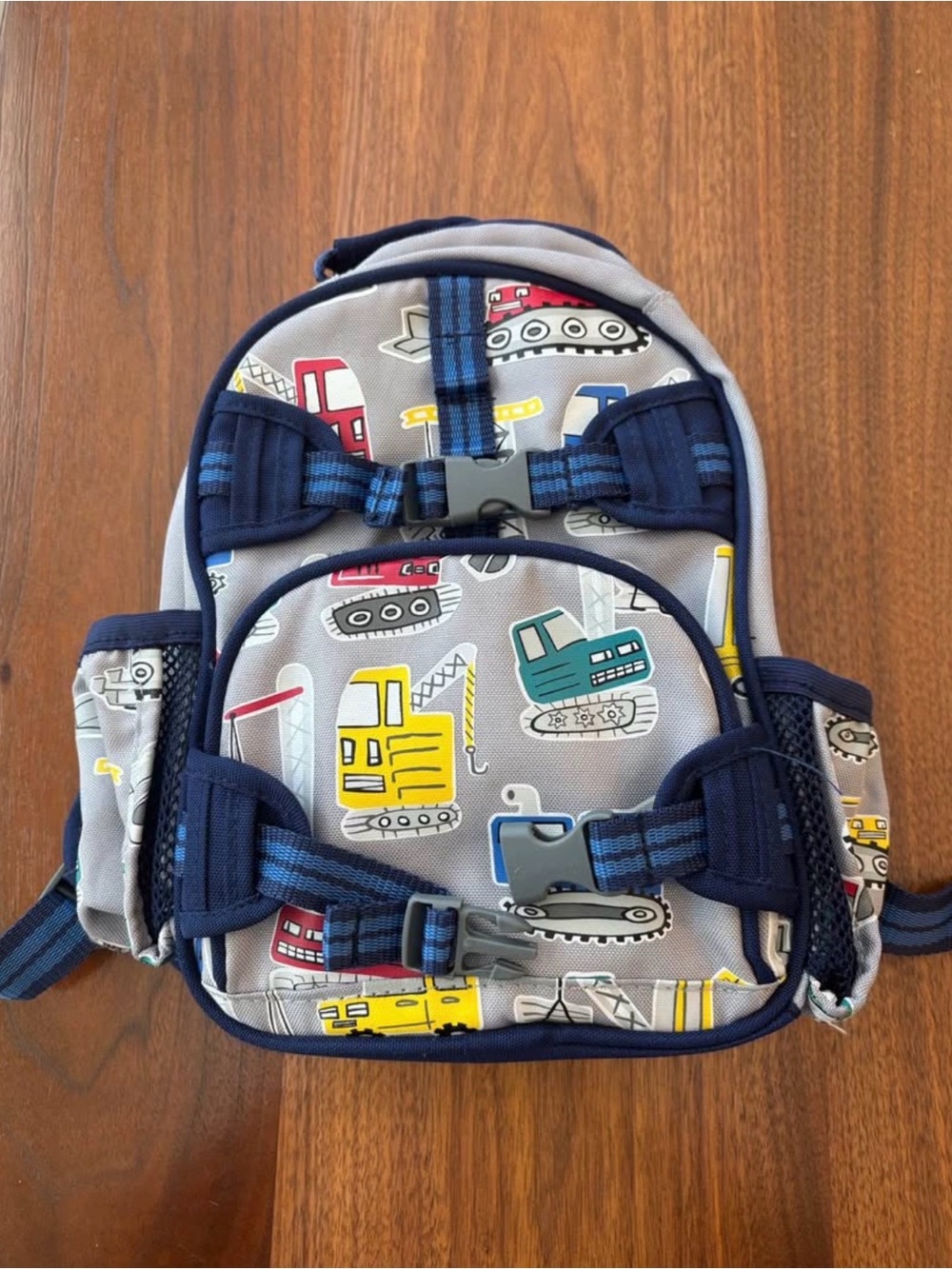 Pottery Barn MINI Construction Print Backpack